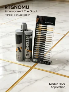 Long Lasting 2 Part Epoxy Grout Sealant Heat Resistant Non Toxic for Underfloor Heating & Kitchen Tile Joints