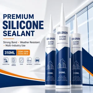 Low Odor Glass Sealant Gap Filling Anti-Aging Non-Sag Silicone Sealant for Prefab House Glass Sealing