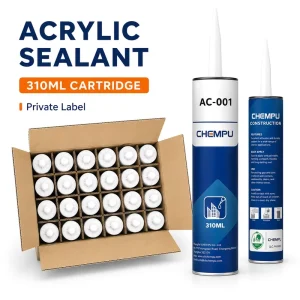 Low-Odor White Acrylic Sealant for Wood Trim and Wall Caulking