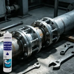 Low Odour 587 Silicone Flange Metal Gasket High Strength Oil resistant Type Plane Sealant RTV Silicone 300ml