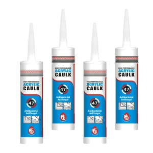 Low VOC Acrylic Sealant Paintable Gap Filler for Interior Wall Crack Repair CE ROHS Certified
