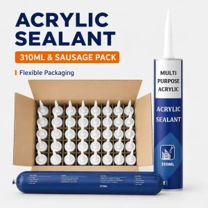 Low-VOC Acrylic Wall Sealant and Joint Caulk for Wood Trim