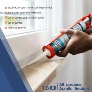 Low VOC All Purpose Interior Decoration Construction Sealing and Caulking Water Based Acrylic Sealant