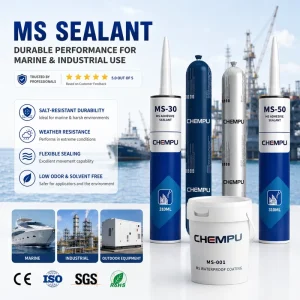 Low VOC MS Adhesive Sealant for Aluminum Panels, Anti-Leak Gap Filling