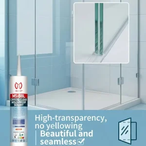 MS 88L Crystal Clear MS Polymer Sealant High Strength Waterproof Adhesive Professional Grade Non Yellowing Construction Use