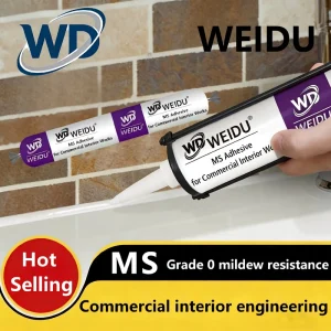 MS Sealant for Interior Building Projects High Tack & Elasticity for Woodworking & Transportation Use