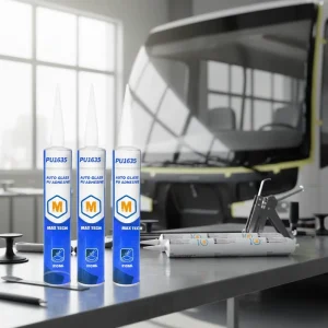 Made in China Black Polyurethane Automotive Glass Repair Sealant for Car Windshield and Side Glass No Smell for Woodworking