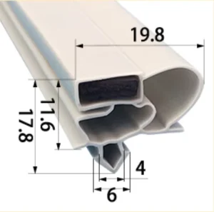 Magnetic Seal Strip Gasket for Refrigerated and Frozen Food Cold Storage Doors