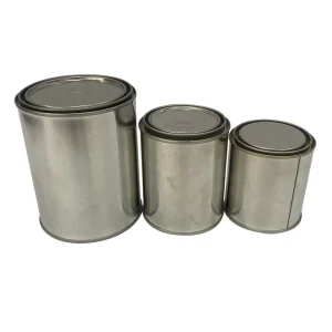 Manufacturer Cylindrical 500mL-2L Food Metal Can for Chemical and Paint Packaging
