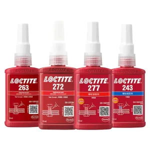 Manufacturer High temperature Resistant Loctite 243 263 272 277 Liquid Thread Locking Sealant For Metal Nuts And Bolts