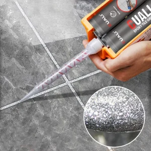 Matt Epoxy Grout Instead of Cement Grout Waterproof Anti Crack for Balcony and Outdoor Tiles Contractors