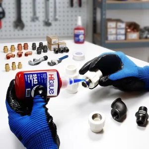 Medium Viscosity HiGlue 5543 High Performance Detachable Liquid Ptfe Anaerobic Pipe Sealant for Leak Proof Joints