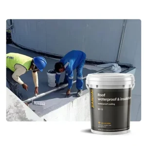 Metal Roof Waterproof Paint Acrylic Protective Coating for Rust Proof and Corrosion Resistance on Old Roof Renovation