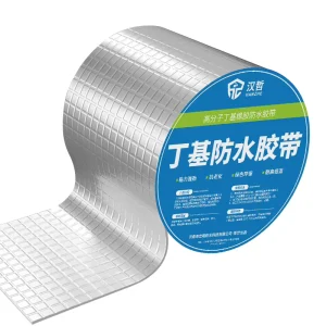 Metal Surface Aluminum Foil Butyl Synthetic Rubber Glue Waterproof Adhesive Sealing Roofing Sealant Tape for Roof Leak Repair