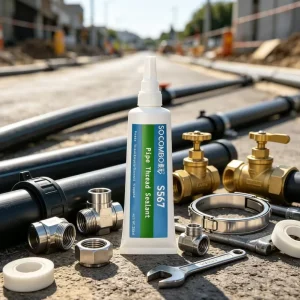 Methacrylate-Based Anti-Loosening Anaerobic Sealant for M80 Tapered Stainless Steel Pipe CAS No. 922-67-8