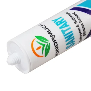 Mildew-Proof 100% Silicone GP NP Sealant in Plastic Tube, White, for Construction and Leather Sealing