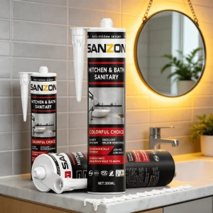 Mildew Proof Silicone Sealant Ideal for Bathroom & Kitchens Long Lasting Waterproof Flexible & Hygienic Performance