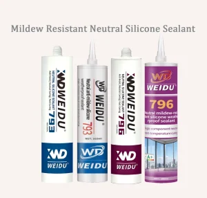 Mildew-Resistant Neutral Silicone Sealant for Construction, Packing, Woodworking, Transportation, Bathroom, and Kitchen