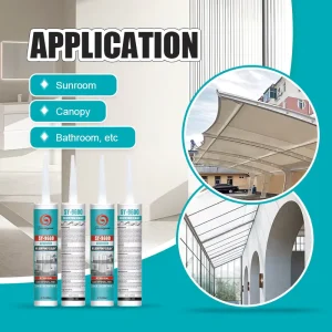 Mildew-Resistant Neutral Silicone Sealant for Woodworking, Glass Joints, Construction, and Packing