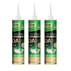 Mildew Resistant Silicone Sealant Strong Adhesion Anti-Fungus Silicone Caulk for Kitchen Bathroom