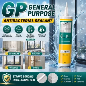 Mildew Resistant Waterproof Color Acetic Silicone Sealant Bathroom Kitchen Tile Sink Joint Caulking Adhesive Glue Mould Proof
