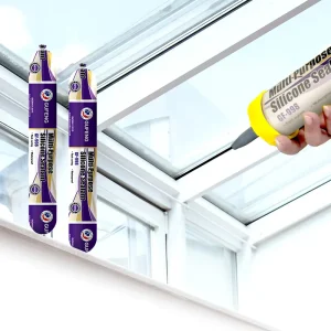 Multi Purpose Neutral Transparent Adhesive Silicone Sealant for Woodworking Construction Packing & Transportation