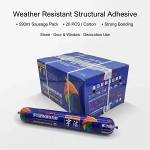 Multi-Purpose Weatherproof Silicone Adhesive Sealant for Exterior Joint Sealing