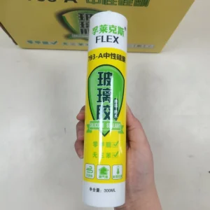 Neutral Clear Glass Silicone Sealant Weatherproof Waterproof 300ml Cartridge for Window Door Bonding