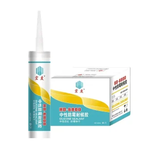 Neutral Cure HD 6800 Silicone Sealant Anti Fungal UV Resistant Waterproof Fast Cure High Temp Sunroom Window Bathroom Facade