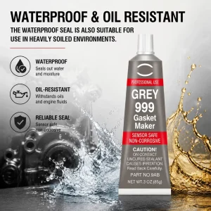 Neutral Cure No Smell RTV Silicone Sealant Oil Filler Cap Gasket-Free Engine Construction Use
