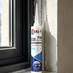 Neutral-Cure Silicone Sealant for Metal, Weather-Resistant and Waterproof, for Transportation