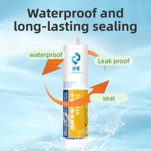 Neutral Cure Waterproof Weather and UV Resistant Silicone Sealant Adhesive Cartridge for Construction