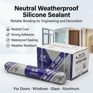 Neutral Cure Weather Resistant Silicone Sealant for Indoor Outdoor Construction and Decoration Use