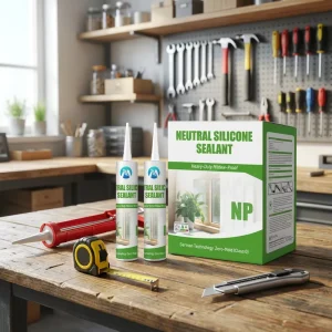 Neutral Eco friendly Silicone Sealant Adhesive with Weather Resistance & Flame Retardant for Construction Use Low Price
