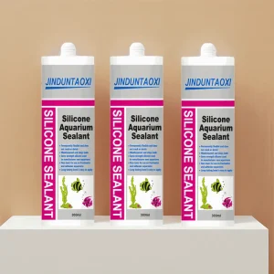 Neutral Non-Irritating Waterproof Clear Silicone Adhesive Sealant for Aquarium Fish Tanks, Transportation, and Woodworking
