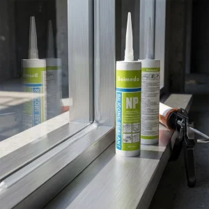 Neutral One-Component 100% Silicone Adhesive Sealant, UV Resistant, Non-Toxic, for Windows and Construction