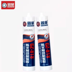 Neutral Silicone Fire Caulk Building Weather Resistant Flame Retardant Sealant Glass Glue Curtain Wall Facade