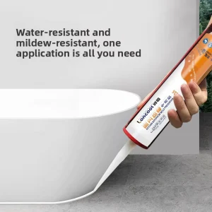 Neutral Silicone Glass Sealant Water Resistant Mold Proof Deep Deodorizing Sealant for Construction Use in Kitchens Bathrooms