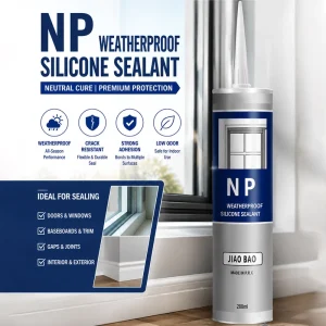 Neutral Silicone Joint Sealing Adhesive for Wet Environments Woodworking and Construction Mold Resistant