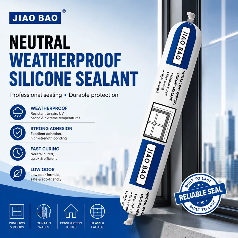 Neutral Silicone RTV Sealant for Concrete Cracks and Expansion Joints