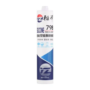 Neutral Silicone Sealant 300ML One Component High Temperature Resistant for Glazing, Expansion Joints and Woodworking
