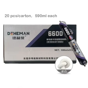 Neutral Silicone Sealant 590ml Waterproof Anti aging Outdoor Silicone Sealant Construction Joint Silicone Facade Sealant