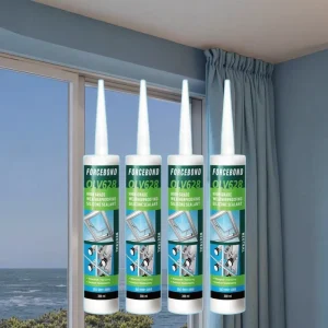 Neutral Silicone Sealant, Clear, High Viscosity, Waterproof, for Building Curtain Walls and Construction