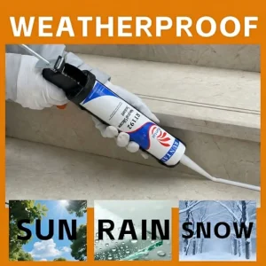 Neutral Silicone Sealant UV Resistant Weatherproof RTV 1 Construction Sealant for Concrete Stone Facade Woodworking
