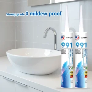 Neutral Silicone Sealant Waterproof Mildew-Resistant for Kitchen, Toilet, and Construction