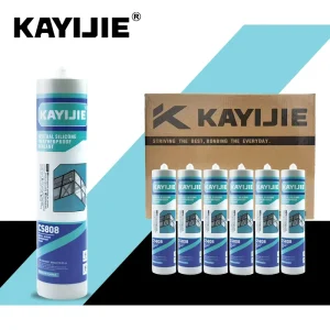Neutral Silicone Sealant for Camper Shell and RV Repair Flexible Waterproof Joint Sealant UV Resistant OEM Service