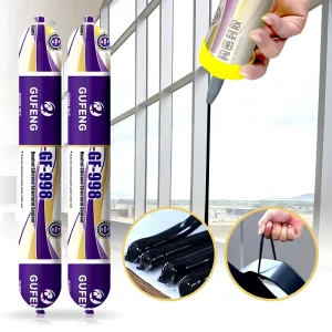 Neutral Silicone Sealant for Construction, Doors, Windows and Exterior Walls, Green