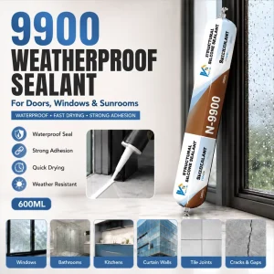 Neutral Silicone Sealant for Curtain Wall Glass Facade Weatherproof Sealant UV Resistant Building Sealant OEM Factory