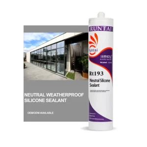Neutral Silicone Sealant for Exterior Windows and Doors