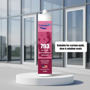 Neutral Silicone Sealant for Glass Curtain Wall Window Sealing Weatherproof UV Resistant Anti-Aging Glazing Adhesive
